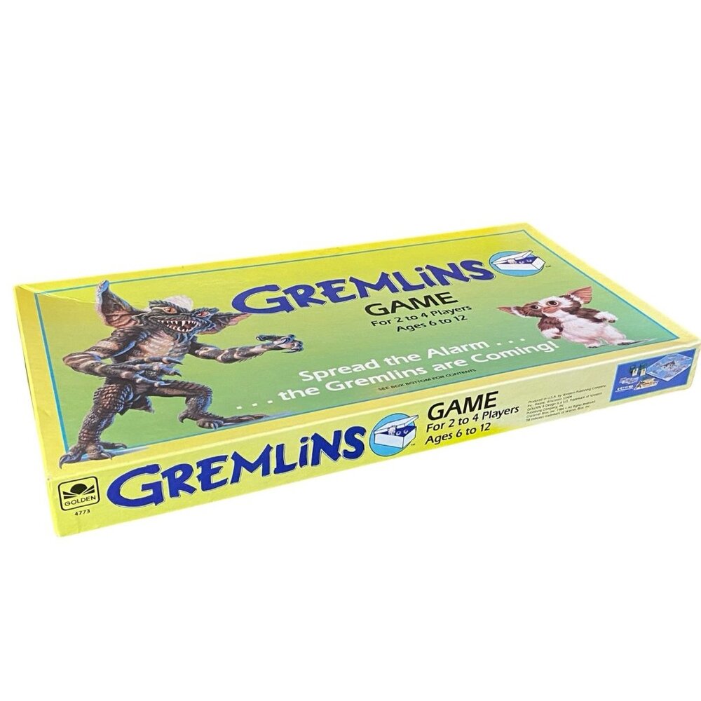 1984 Gremlins Board Game by Golden 100% Complete Unused & Unpunched Vintage - Picture 10 of 11